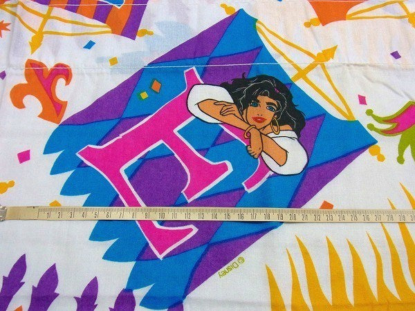 【ノートルダムの鐘】エスメラルダ・デッドストック・ヴィンテージ・カーテン/生地/ファブリック USA