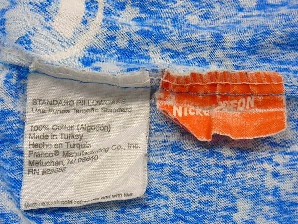 【スポンジボブ】スクエアパンツ・USED・ピロケース/枕カバー