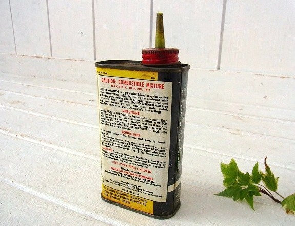 【Liquid Wrench】リキッドレンチ・ヴィンテージ・オイル缶 USA