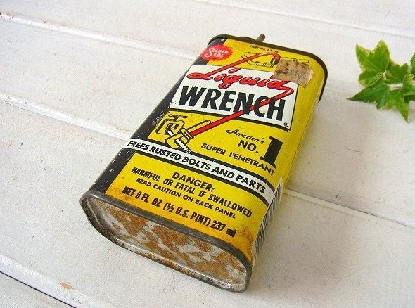 【Liquid Wrench】リキッドレンチ・ヴィンテージ・オイル缶 USA