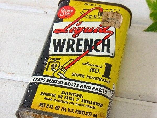 【Liquid Wrench】リキッドレンチ・ヴィンテージ・オイル缶 USA