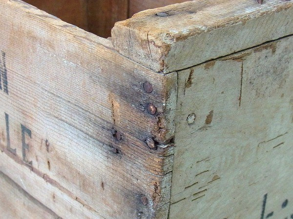 シャビーなアンティーク・ウッドボックス/木箱/1942　USA