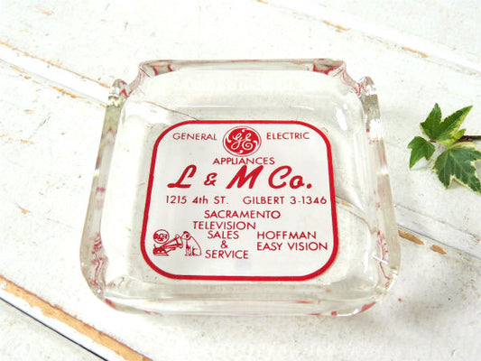 1950's GE ゼネラル エレクトリック ニッパー犬 VICTOR 灰皿 ビクター犬 USA