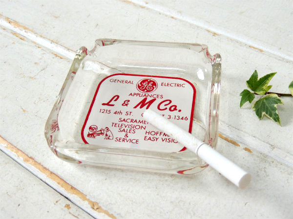 1950's GE ゼネラル エレクトリック ニッパー犬 VICTOR 灰皿 ビクター犬 USA