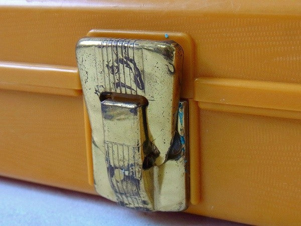 【WILSON】山吹色・ヴィンテージ・糸巻き収納ケース/スプールホルダー USA