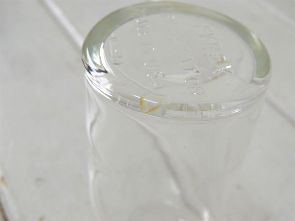 【PYREX・パイレックス】③アンティーク・ガラス瓶・ガラスボトル・USA・透明・硝子・エンボス