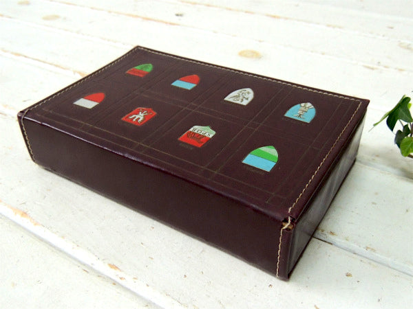 HICKOK イタリア 紋章柄・メンズ・ヴィンテージ・ジュエリーケース・宝石箱・ジュエリーボックス