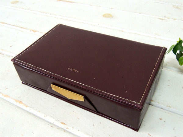 HICKOK イタリア 紋章柄・メンズ・ヴィンテージ・ジュエリーケース・宝石箱・ジュエリーボックス