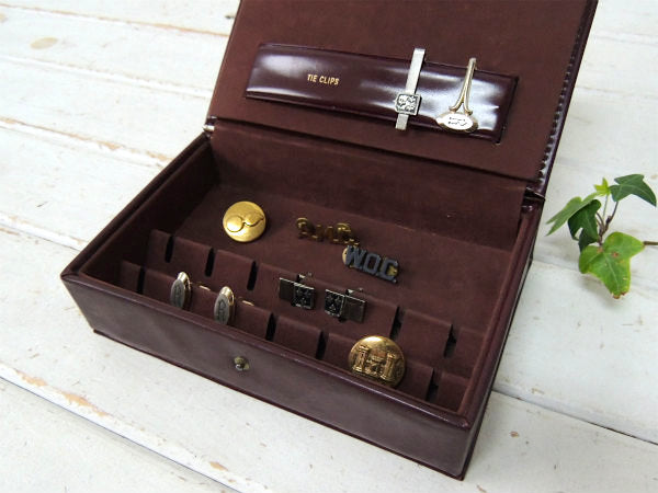 HICKOK イタリア 紋章柄・メンズ・ヴィンテージ・ジュエリーケース・宝石箱・ジュエリーボックス