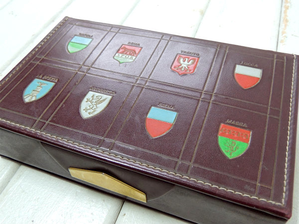 HICKOK イタリア 紋章柄・メンズ・ヴィンテージ・ジュエリーケース・宝石箱・ジュエリーボックス