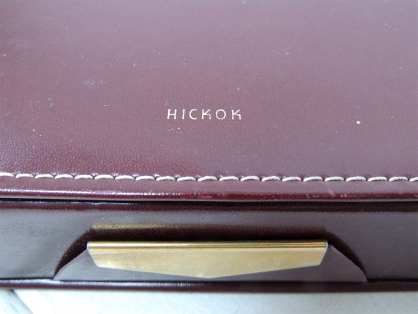 HICKOK イタリア 紋章柄・メンズ・ヴィンテージ・ジュエリーケース・宝石箱・ジュエリーボックス