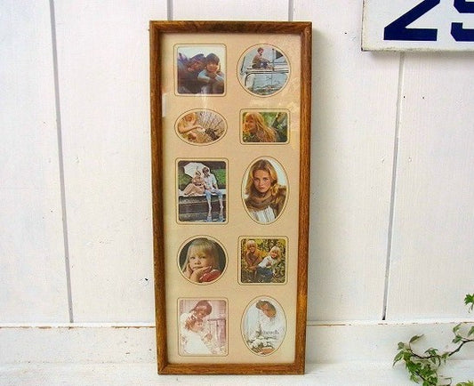 ウッド柄・デッドストック未使用・ヴィンテージ・フォトフレーム/額縁 USA