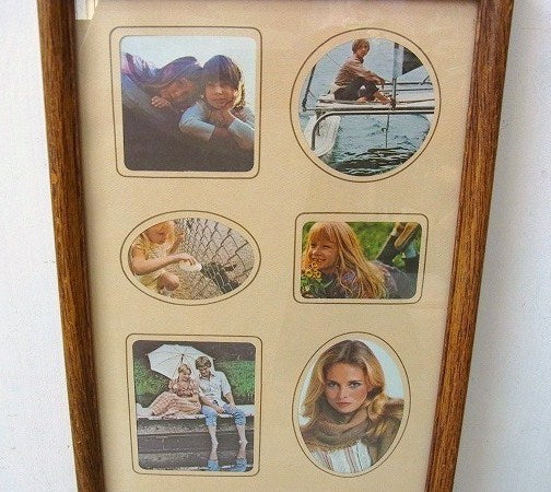 ウッド柄・デッドストック未使用・ヴィンテージ・フォトフレーム/額縁 USA