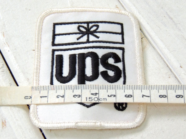 【UPS】アメリカ合衆国・貨物運送会社・ヴィンテージ・刺繍ワッペン・USA