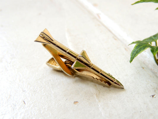 【1960's~・ミリタリー】ロケット&ミサイル・モチーフ・ヴィンテージ・タイピン・Robbins