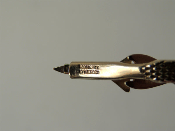 【1960's~・ミリタリー】ロケット&ミサイル・モチーフ・ヴィンテージ・タイピン・Robbins