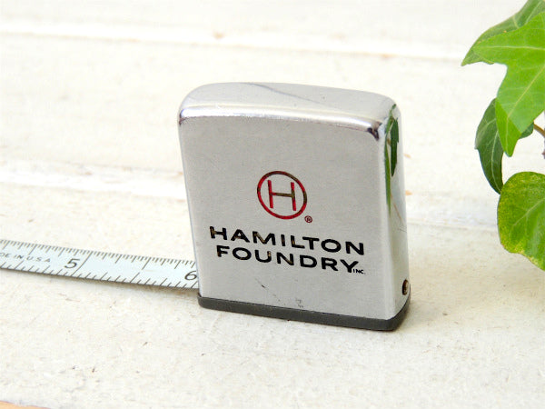 ZIPPO HAMILTON・FOUNDRY・ヴィンテージ・メジャーテープ　巻尺　USA