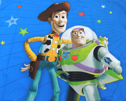 トイストーリー バズ&ウッディ&エイリアン・ユーズド・ピロケース・枕カバー