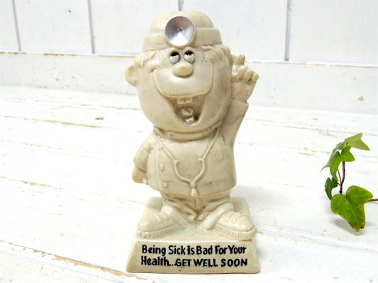 【USA・ユニークなドクター】1970’s・ヴィンテージ・メッセージドール/人形/TOY