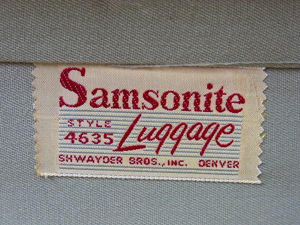 【Samsonite】サムソナイト・キャメル色・ヴィンテージ・スーツケース/トランク　USA