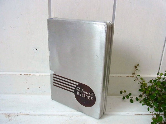 【Pillsbury】ピルズベリー・アルミケース入りのアンティーク・レシピブック　USA