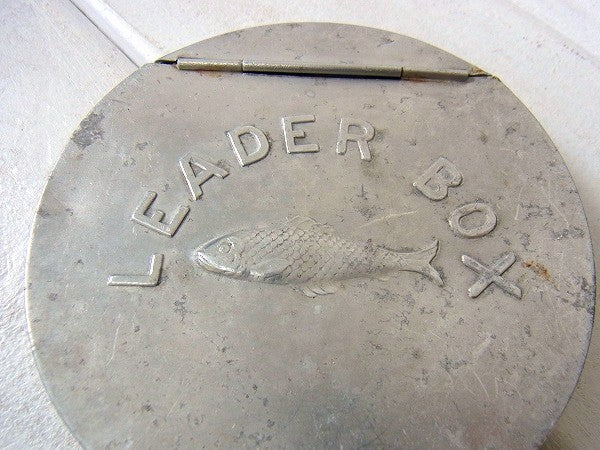 【LEADER　BOX】アルミ製・ヴィンテージ・ケース/フィッシング/釣り道具　USA