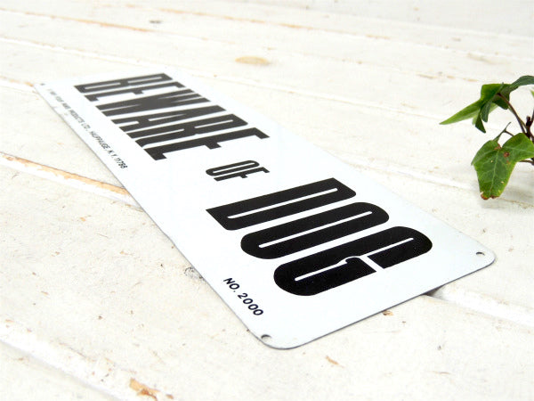 【BEWARE OF DOG】猛犬注意・侵入禁止・標識・ヴィンテージ・サイン・看板・NY