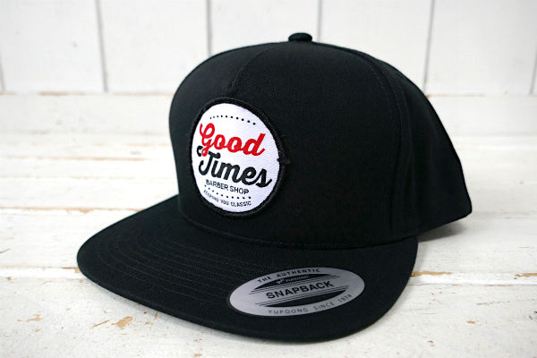 【Good Times】カリフォルニア・バーバーショップ・ワッペン付き・BARBER・キャップ US