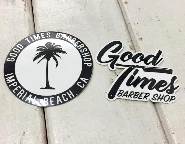 【Good Times】カリフォルニア・バーバーショップ・BARBER USA・Tシャツ&ステッカー