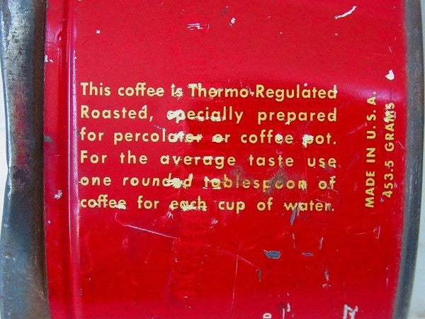 【Schilling COFFEE】ブリキ製・ヴィンテージ・コーヒー缶/ティン缶 USA