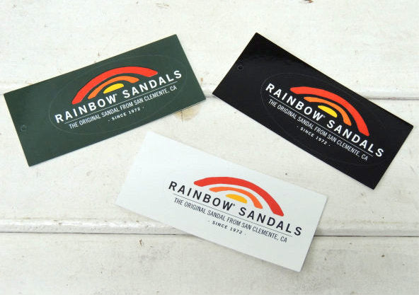 RAINBOW SANDALS レインボーサンダル・エスプレッソ・メンズ・ステッカー1枚・Lサイズ