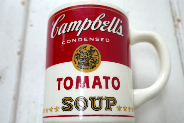 キャンベルスープ ノベルティ トマトスープ缶 陶器製 70's ヴィンテージ マグカップ 食器