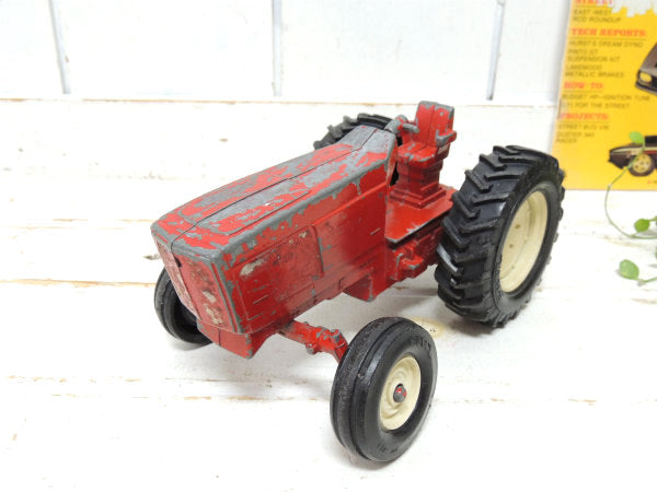 ERTL アイオワ州 US 1945's~ レッド トラクター ビンテージ ブリキ　自動車 ミニカー 玩具