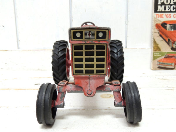 【ERTL・アイオワ・1066】1945s~レッド×トラクター・ヴィンテージ・ブリキ自動車・ミニカー