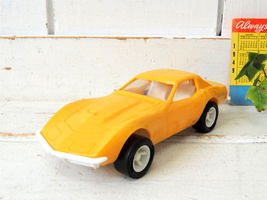 アメ車・V8・トンカ・シボレー・コルベット・C3・ヴィンテージ・ミニカー・イエロー