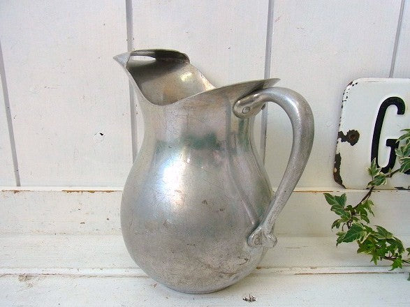 【WEAR EVER】アルミ製・アンティーク・ピッチャー/ジャグ/水差し/ガーデニング USA