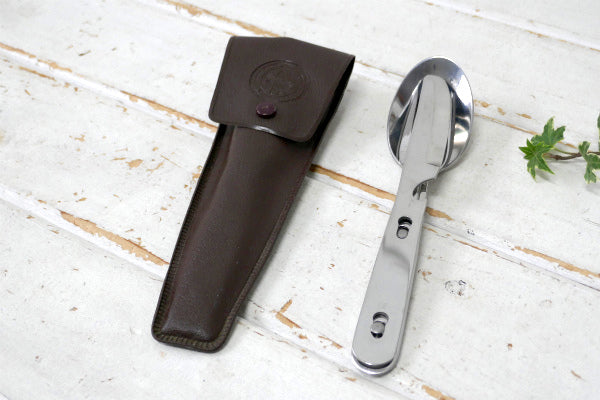 USA ボーイスカウト ケース付き 60s ビンテージ カトラリーセット スプーン ナイフ フォーク アウトドア キャンプ