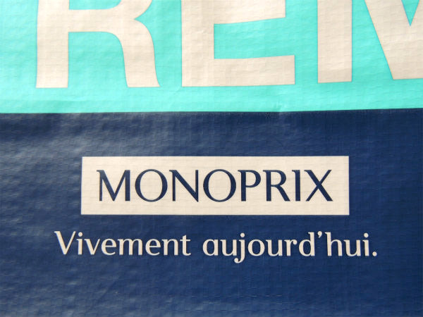 【MONOPRIX】フランス・モノプリ・スーパーマーケット・2Wayエコバッグ/グロッサリーバッグ