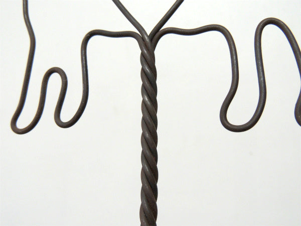 牛 COW・シャビー・アイアン×木製 ハンドル・ヴィンテージ・布団たたき・カーペットビーター USA