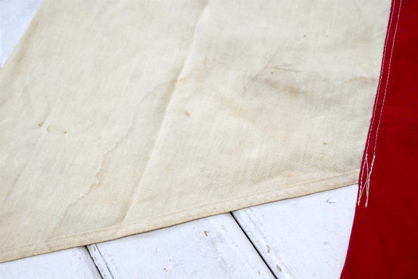 EVERWEAR 赤白青 トリコロール 垂れ幕 ビンテージ バナー フラッグ タペストリー US 旗