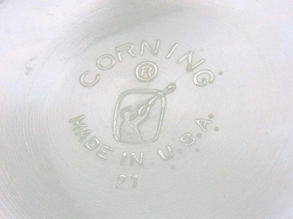 【CORNING】コーニング社・ブルー・ローレル柄・ブレッドプレート/皿/食器