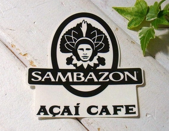 【SAMBAZON/ACAI CAFE】サンバゾン　オリジナル・ステッカー