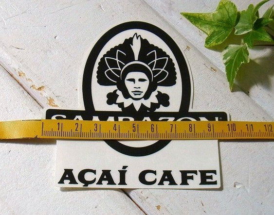 【SAMBAZON/ACAI CAFE】サンバゾン　オリジナル・ステッカー
