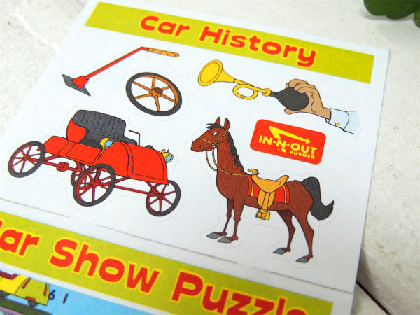 【IN-N-OUT BURGERS】USAバーガーショップ・限定・キッズ用・ステッカー・シール