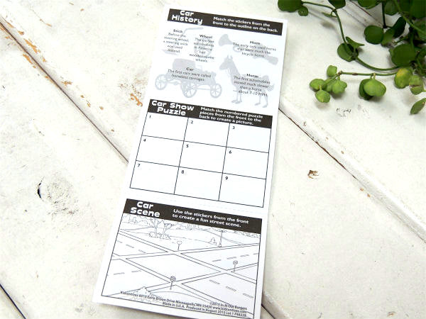 【IN-N-OUT BURGERS】USAバーガーショップ・限定・キッズ用・ステッカー・シール