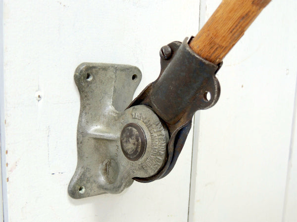 Yahr Lange Inc 門旗用 シャビー 可動式 ヴィンテージ アンテナベース フラッグホルダー 金具 USA