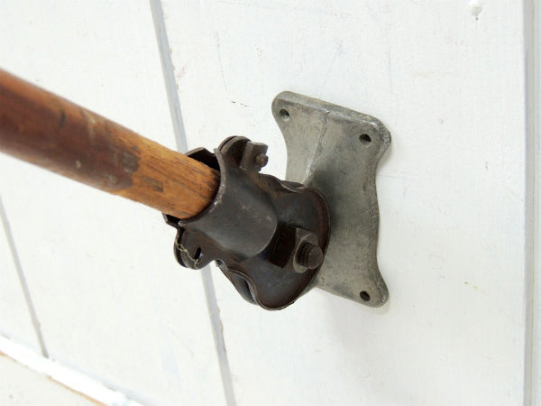 Yahr Lange Inc 門旗用 シャビー 可動式 ヴィンテージ アンテナベース フラッグホルダー 金具 USA