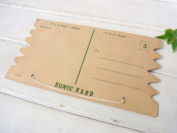 【KOMIC KARD】コミック柄・デッドストック・ヴィンテージ・ポストカード/絵はがき/壁飾り