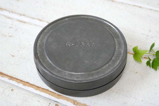 映画用 フィルム 16mm R-2337 ティン製 ヴィンテージ リールケース フィルムケース USA