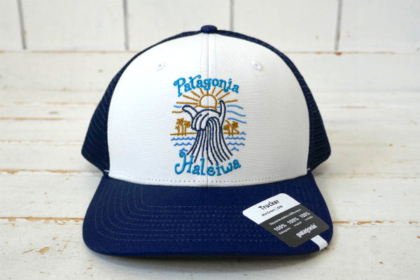 【Patagonia】パタゴニア・ハワイ・ハレイワ限定・シャカサイン・トラッカーハット&ステッカー